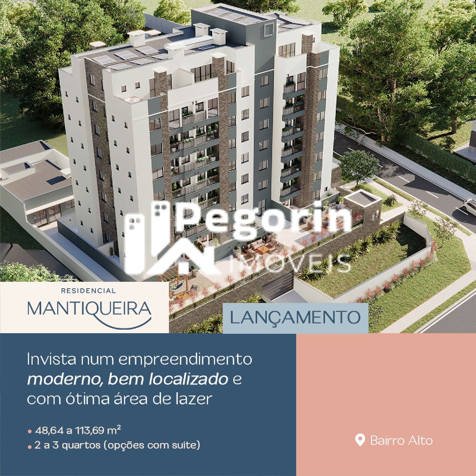 Apartamento à venda em Curitiba, Bairro Alto, com 2 quartos, 56,42m²