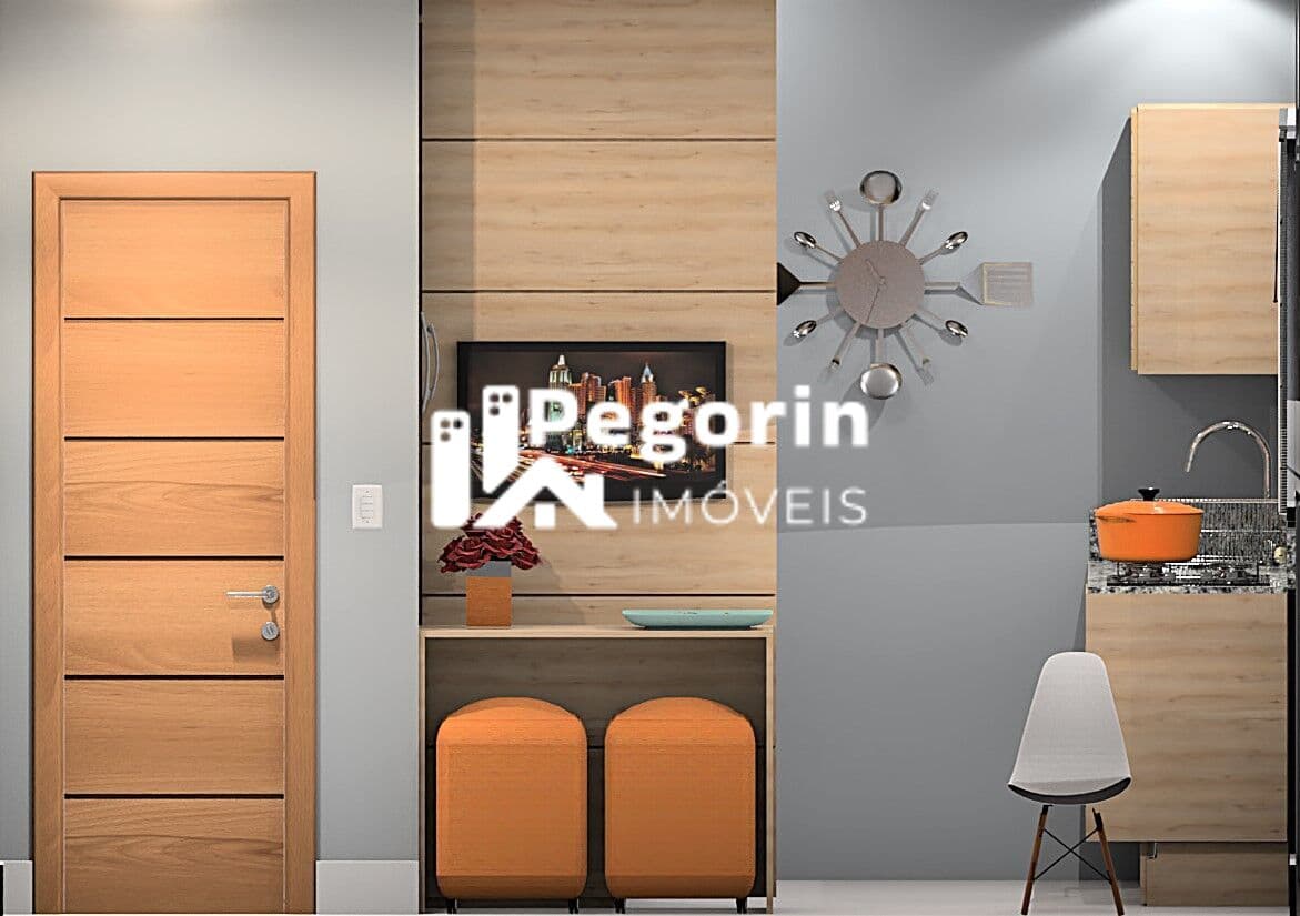 Apartamento à venda em Curitiba, Cajuru, com 1 quarto, 26,83m²