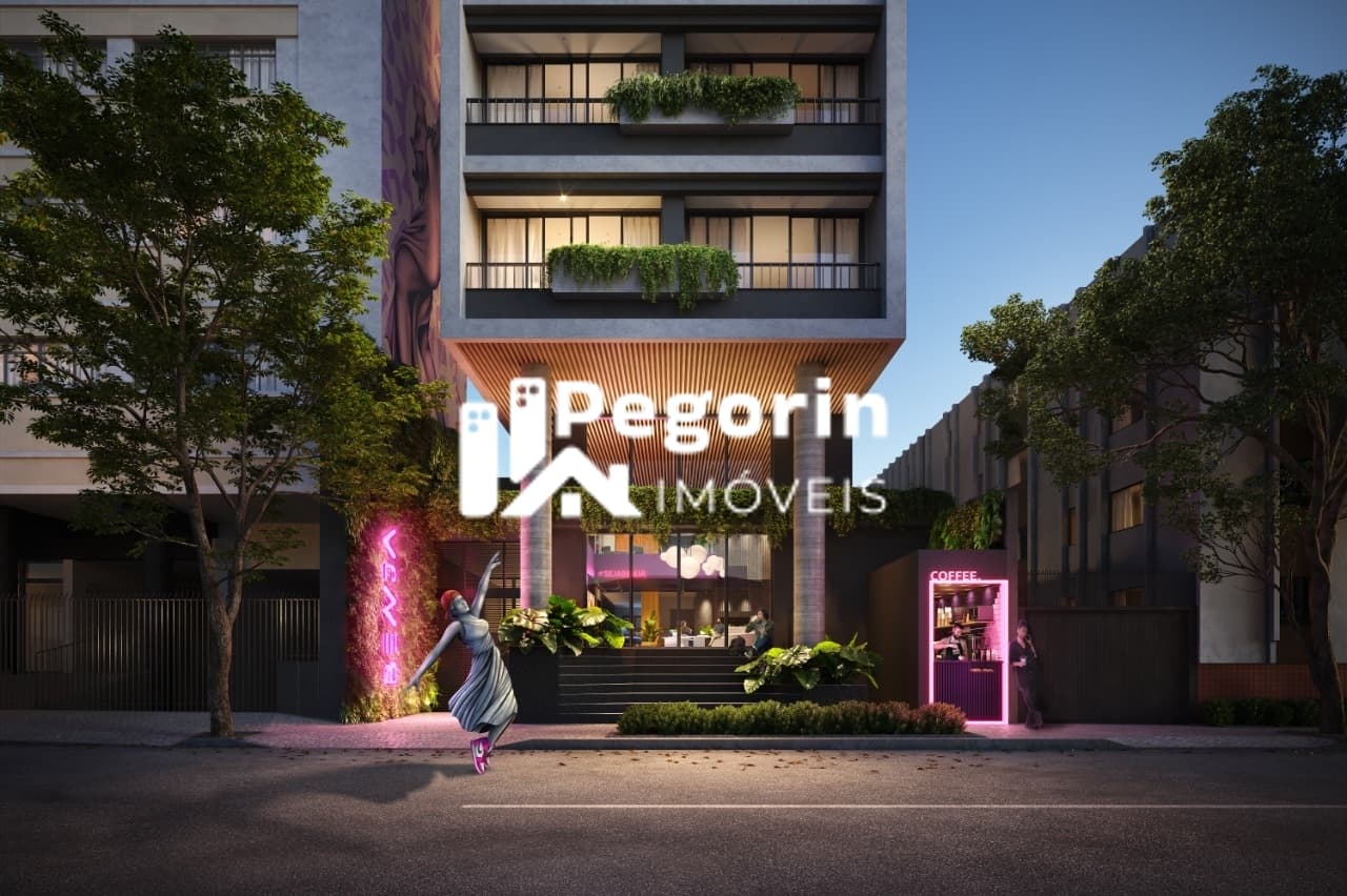 Apartamento à venda em Curitiba, Centro, com 1 quarto, 17,00m²