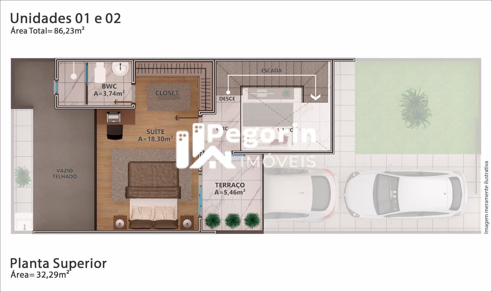 Sobrado à venda em Curitiba, Cajuru, com 3 quartos, 86,00m²