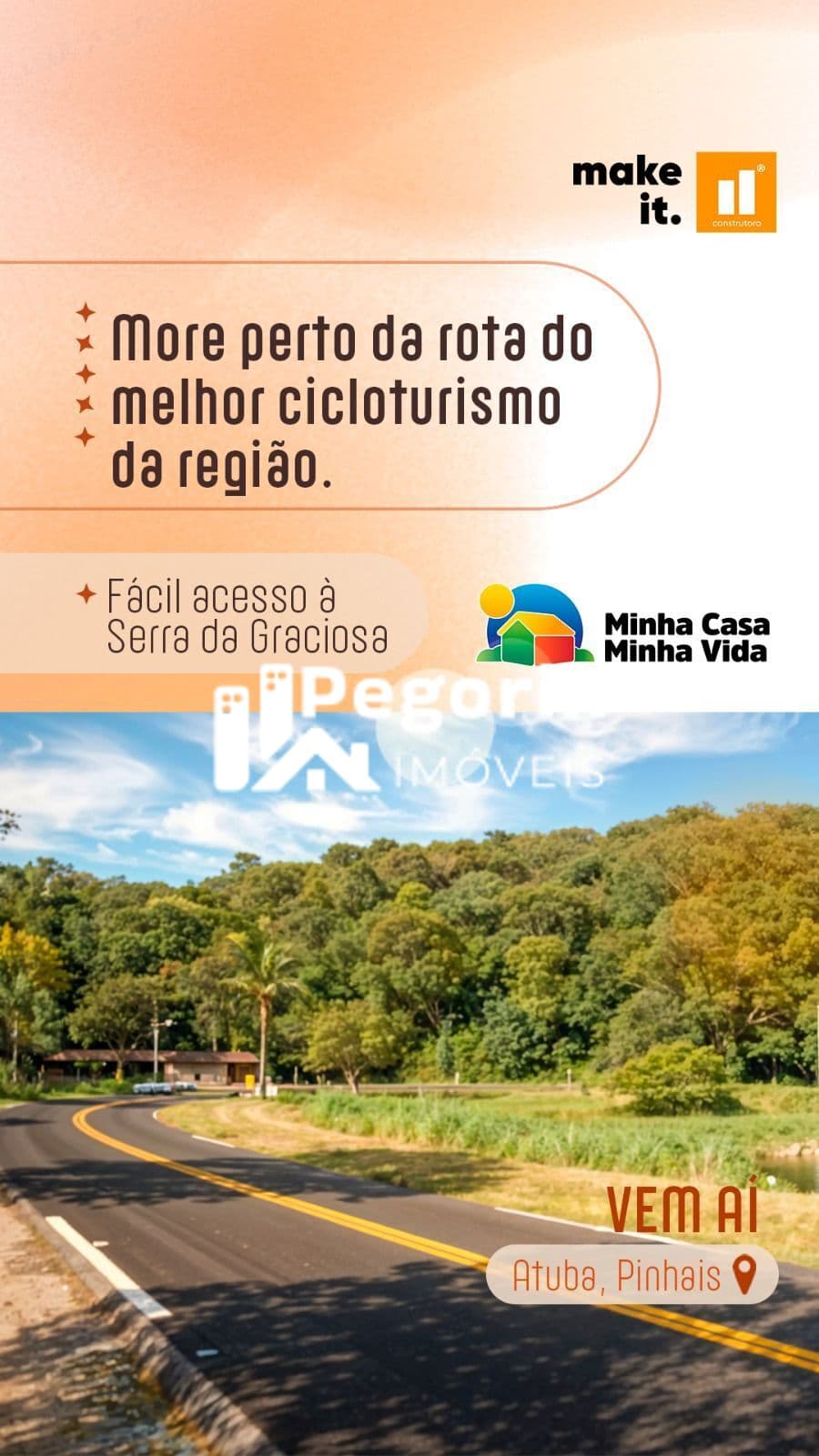 Apartamento à venda em Pinhais, Atuba, com 2 quartos, 44,16m²