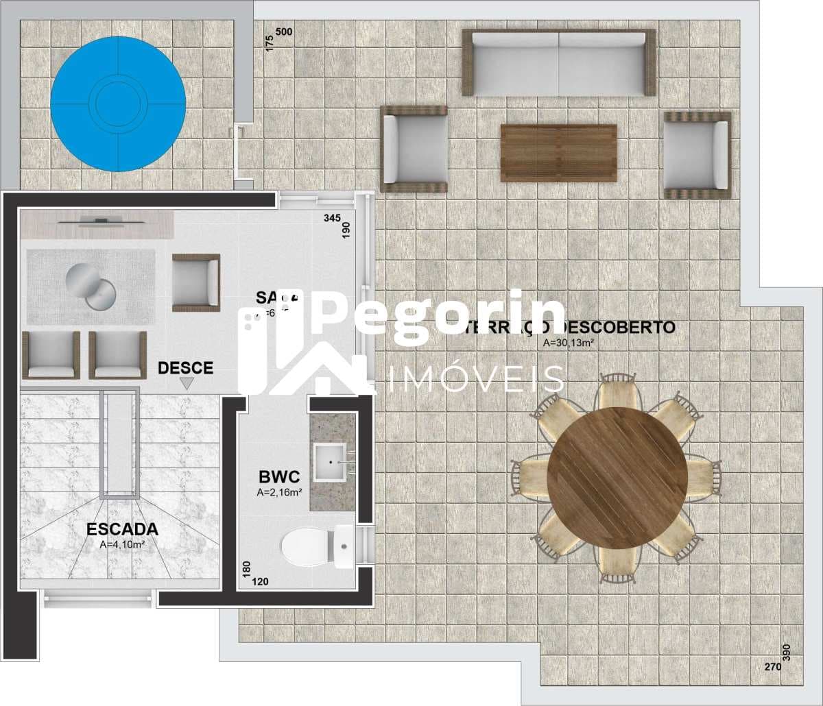 Sobrado à venda em Curitiba, Portão, com 3 quartos, 120,40m²