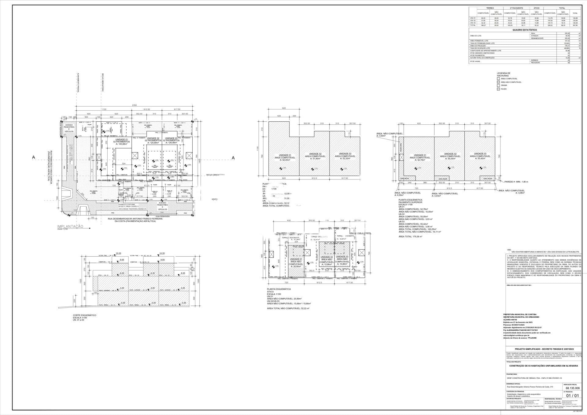 Sobrado à venda em Curitiba, Cajuru, com 3 quartos, 145,00m²
