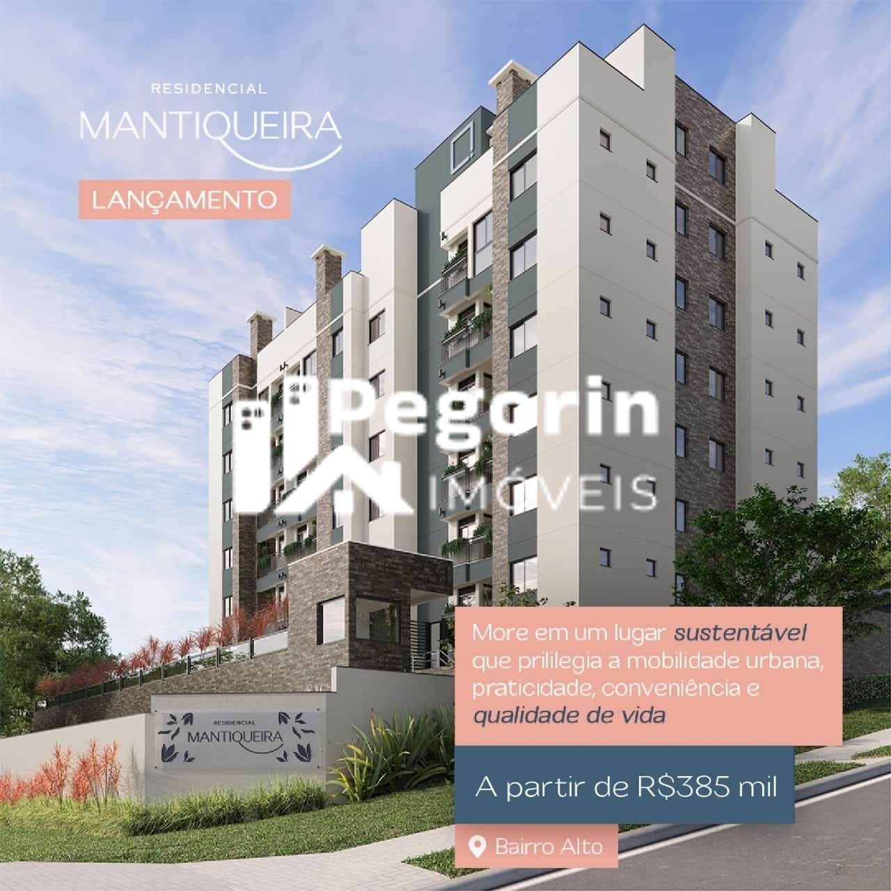 Apartamento à venda em Curitiba, Bairro Alto, com 2 quartos, 56,00m²