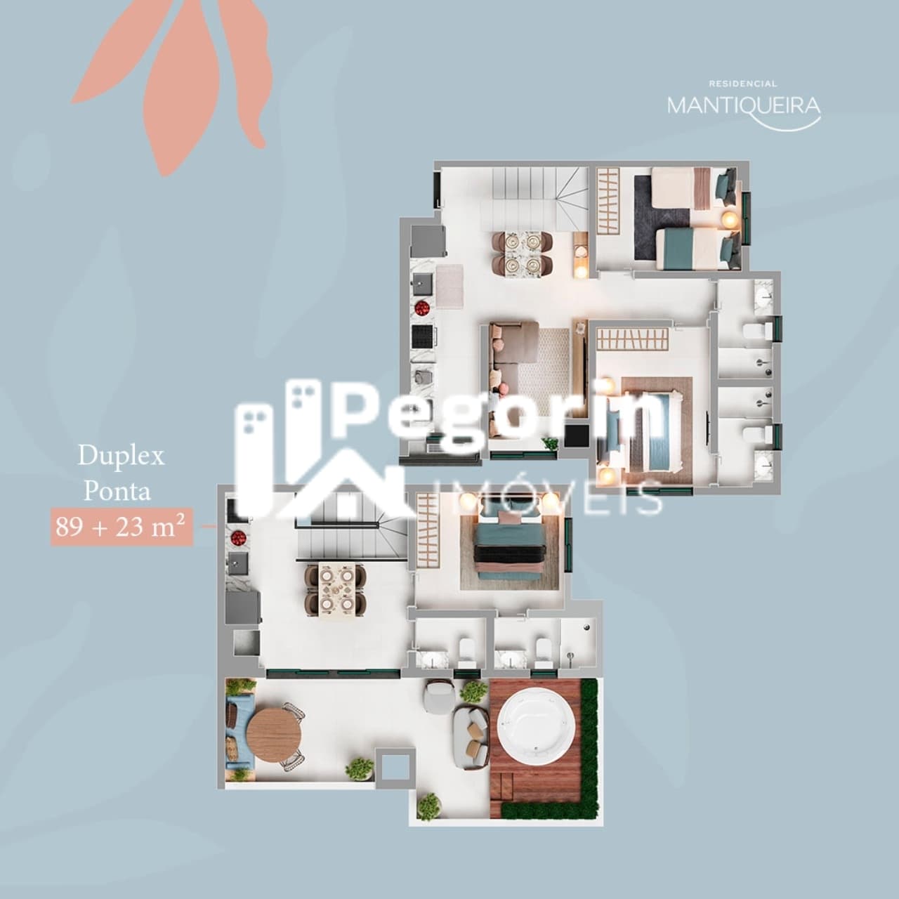 Apartamento à venda em Curitiba, Bairro Alto, com 2 quartos, 56,00m²