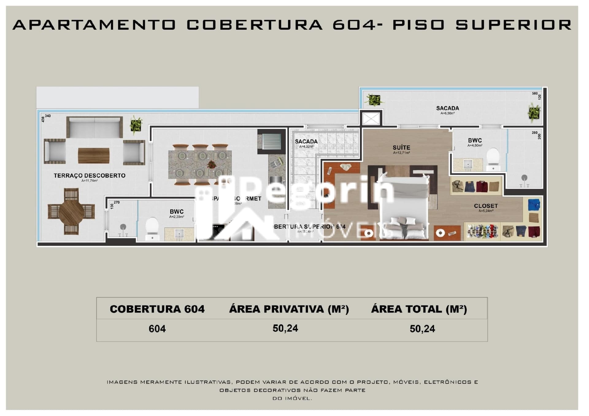 Apartamento à venda em Pinhais, Centro, com 3 quartos, 185,00m²