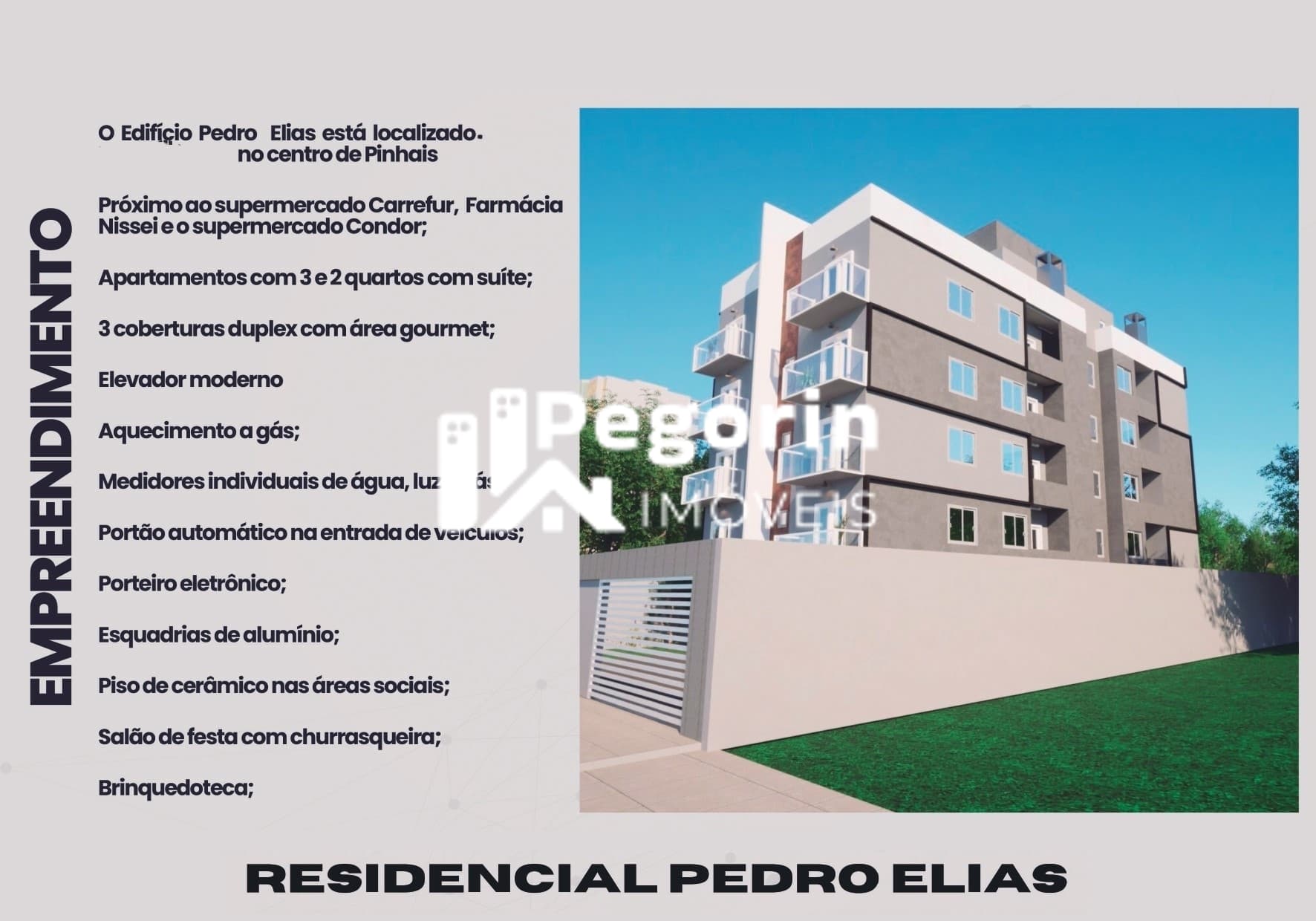 Apartamento 03 quartos com suíte em Centro, Pinhais/PR