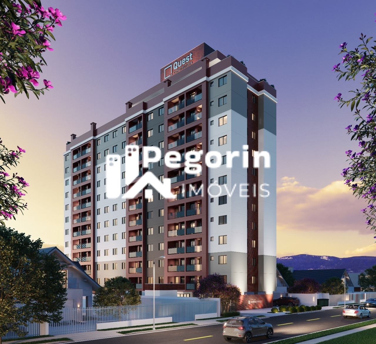 Apartamento à venda em Pinhais, Centro, com 2 quartos, 55,79m² - Pegorin Imóveis