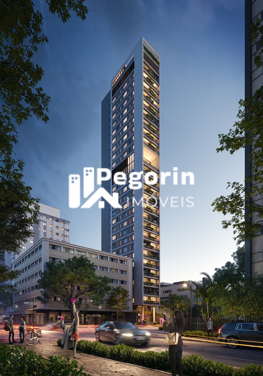 Studio à venda em Curitiba, Centro, com 1 quarto, 26,00m² - Pegorin Imóveis