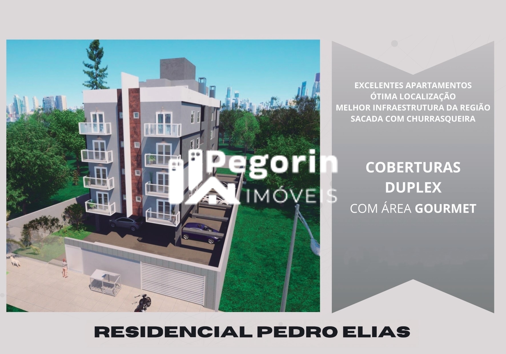 Apartamento 03 quartos com suíte em Centro, Pinhais/PR - Pegorin Imóveis