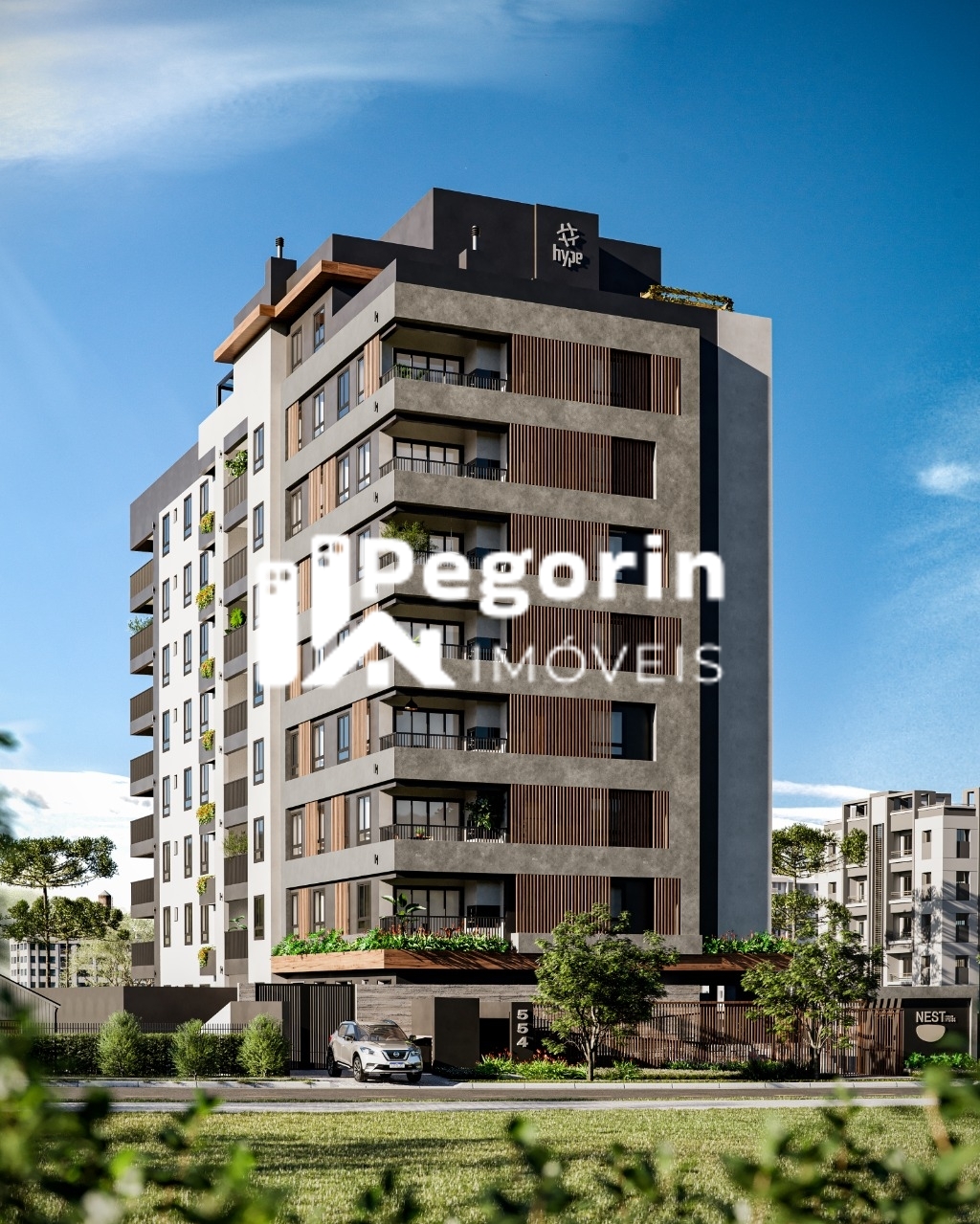 Apartamento à venda em Curitiba, Bacacheri, com 3 quartos, 61,90m² - Pegorin Imóveis