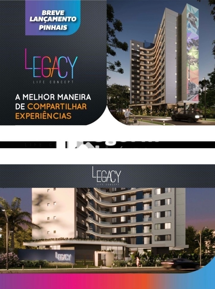 Apartamento à venda em Pinhais, Centro, com 2 quartos, 57,98m² - Pegorin Imóveis