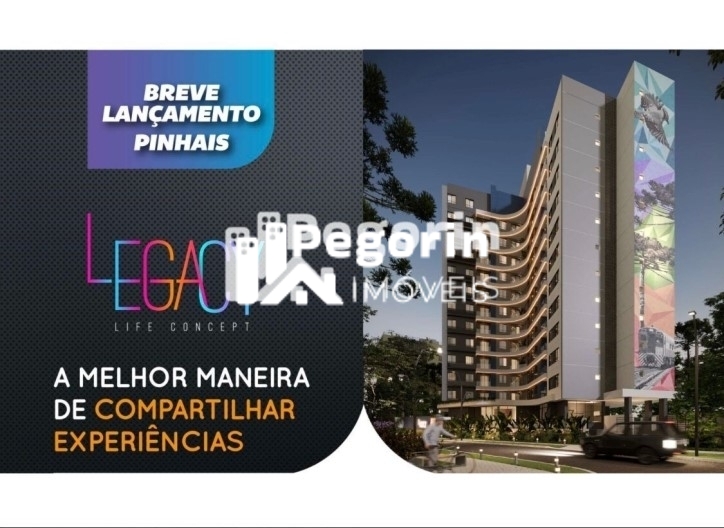 Apartamento à venda em Pinhais, Centro, com 2 quartos, 46,26m² - Pegorin Imóveis
